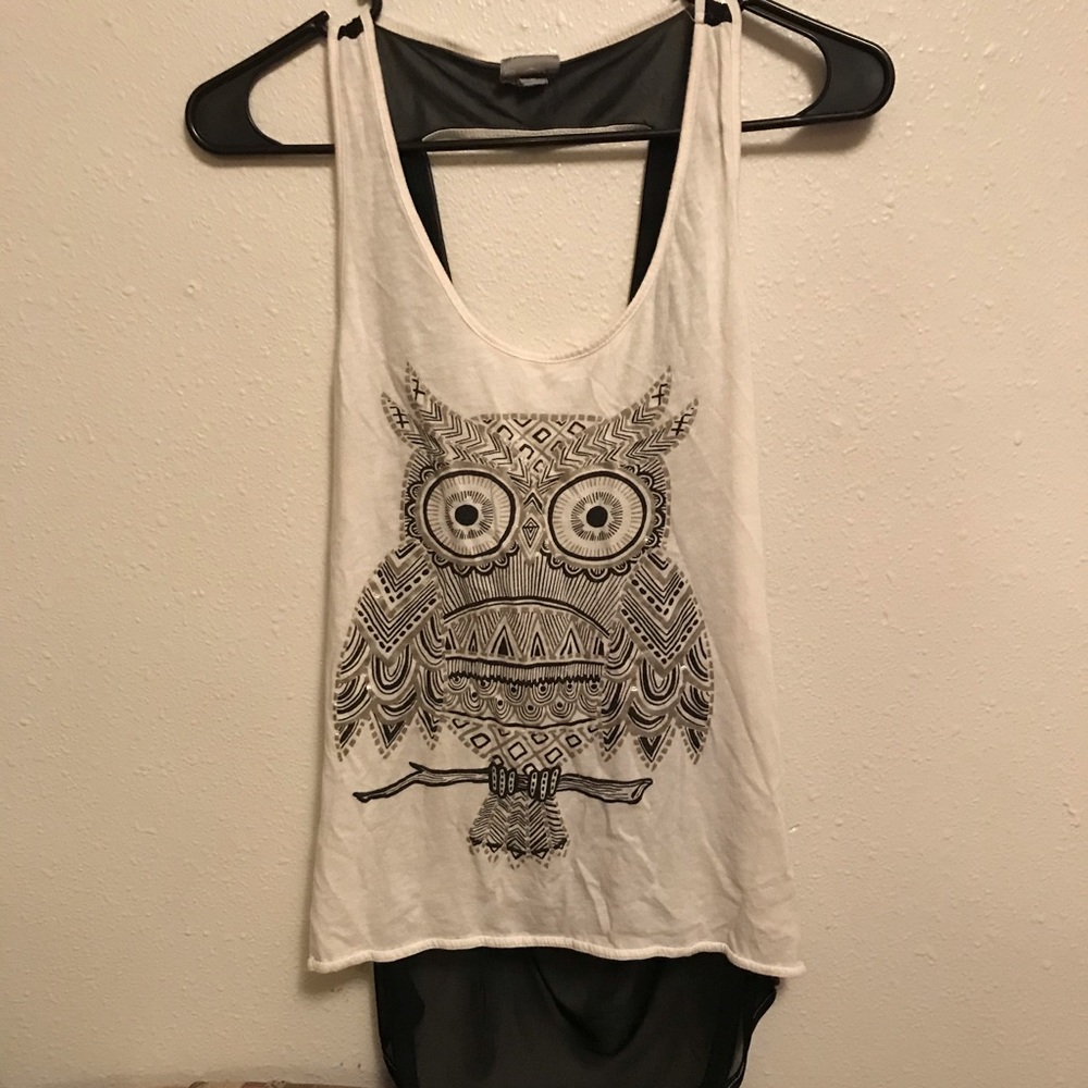 Owl crop top